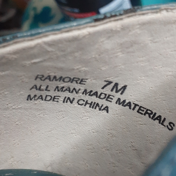 RAMPAGE RAMORE - Blue Pointed Toe Heel  Size 7 - Picture 12 of 12